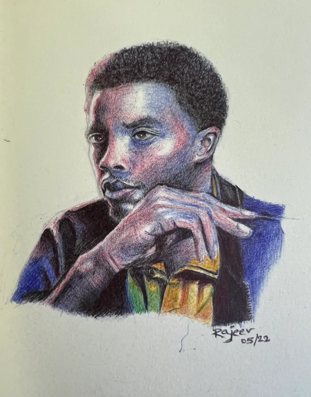 Chadwick Boseman portrait