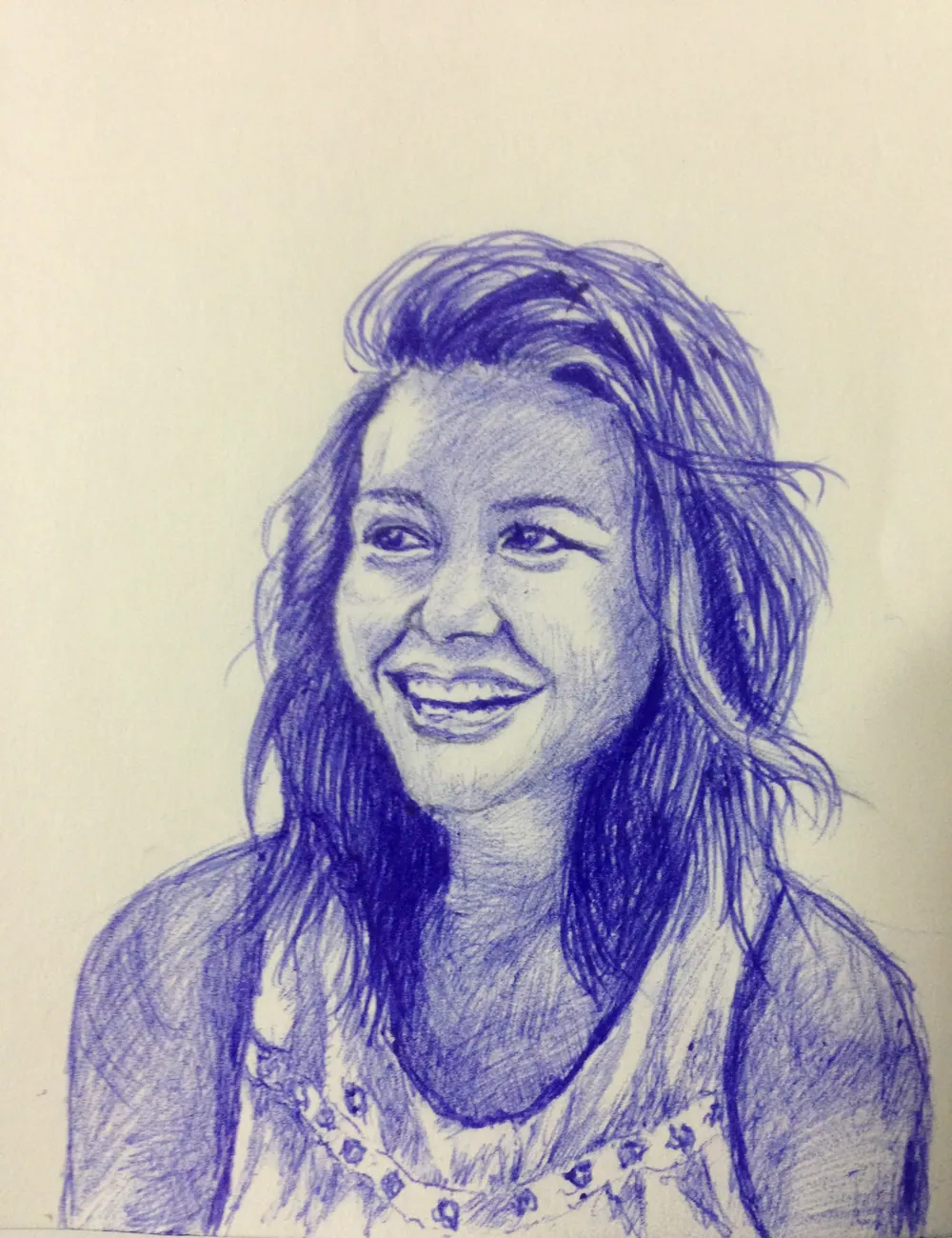 Portrait of a laughing woman